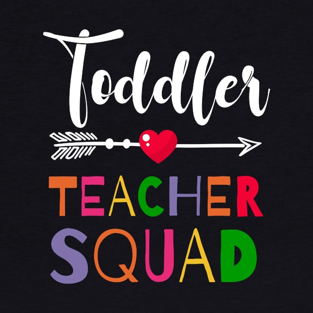 Awesome Toddler Teacher Squad Funny Colleague by melitasessin